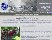 Tablet Screenshot of historiccarlisle.com